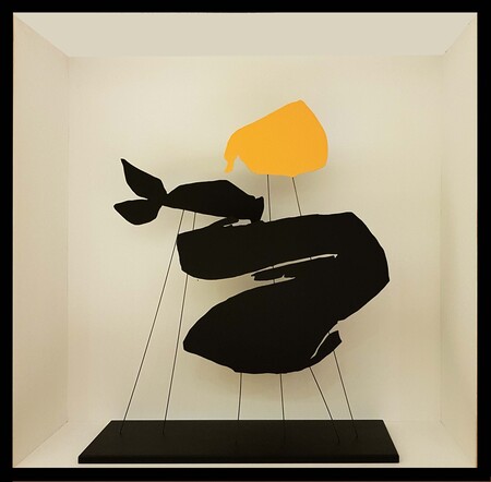 Sculpture 3 Acier m&eacute;lamin&eacute; laque 0,80M X 0,80M