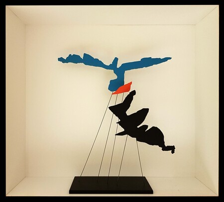 Sculpture 1 Acier m&eacute;lamin&eacute; laque 0,80M X 0,80M